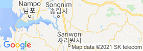 Hwangju Up map